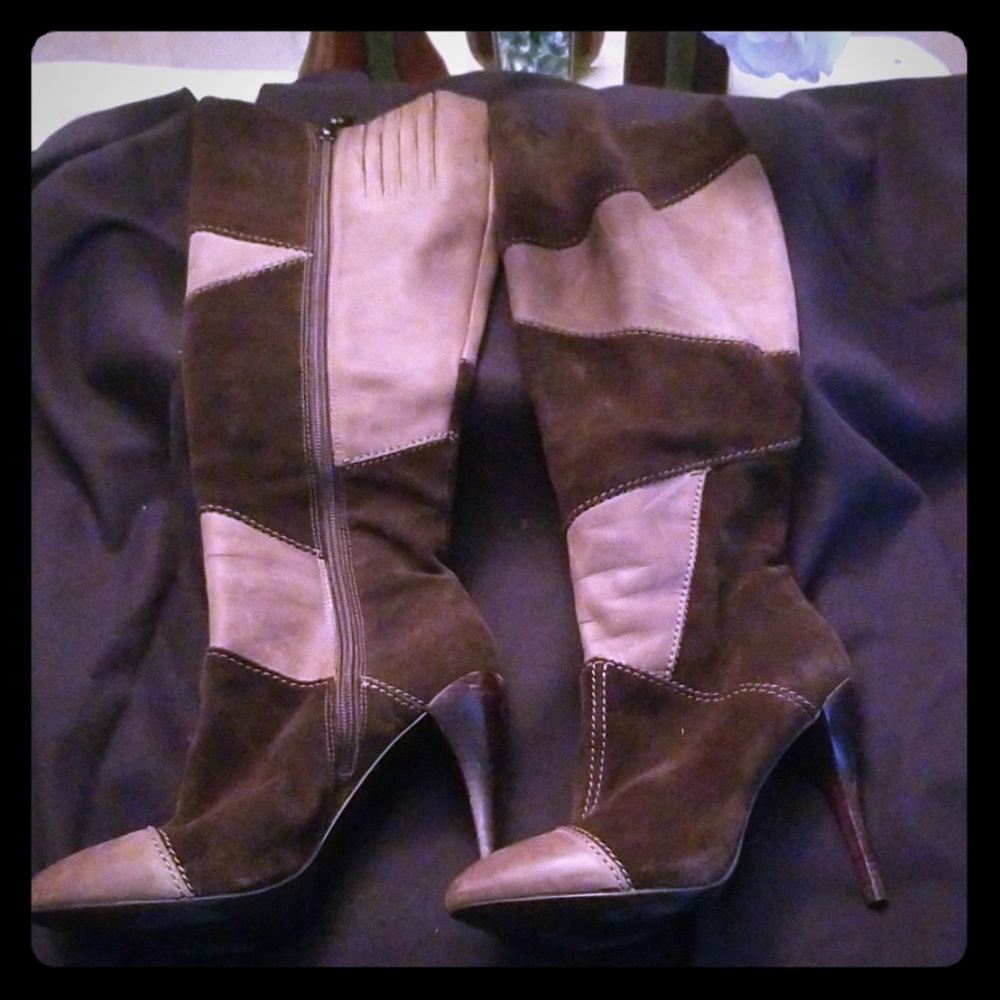 High Brown Boot
